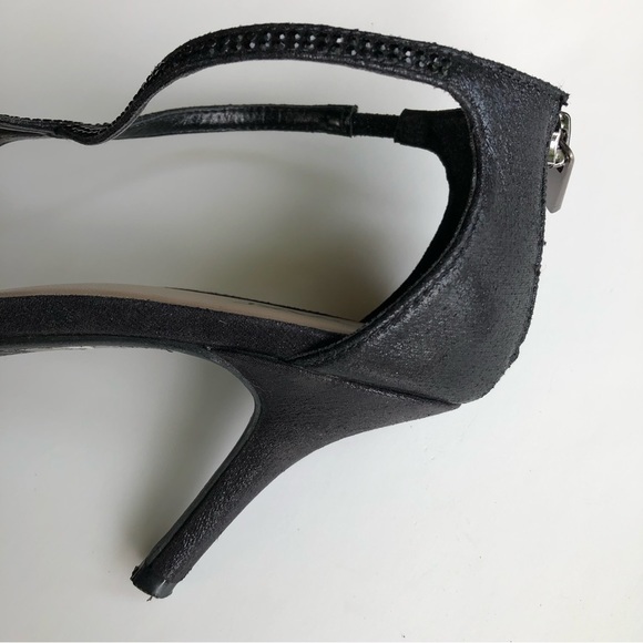 Taxi Sandals Women's Stilletto Embellished Strappy Size 10 - Picture 11 of 13